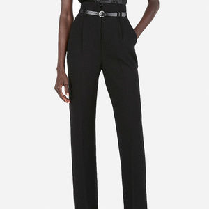 Express High Waisted Belted Wide Leg Pant, Sz 10s